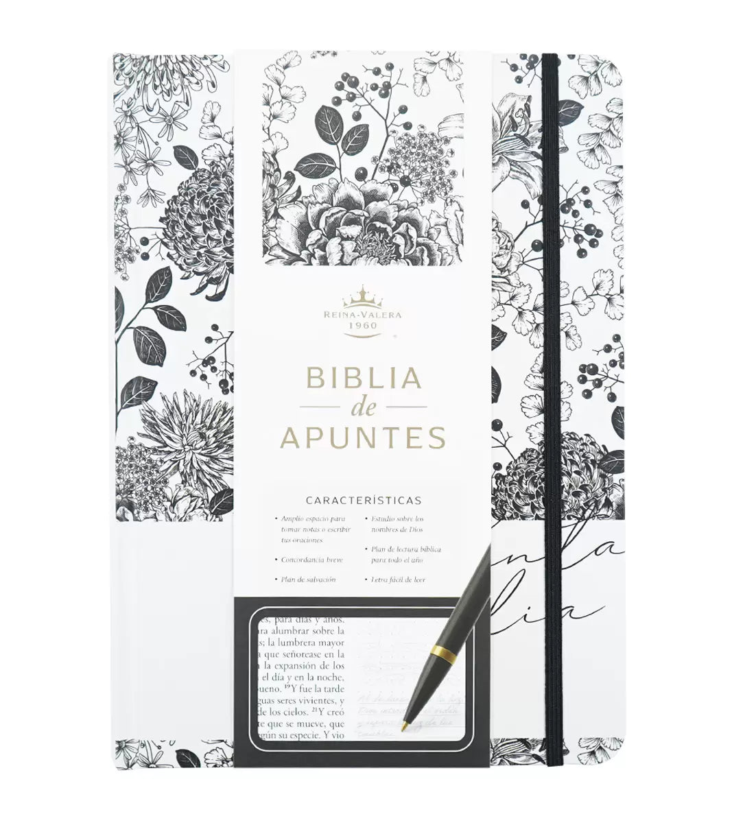 Biblia de Apuntes Reina Valera 1960 (Blanca y negra)