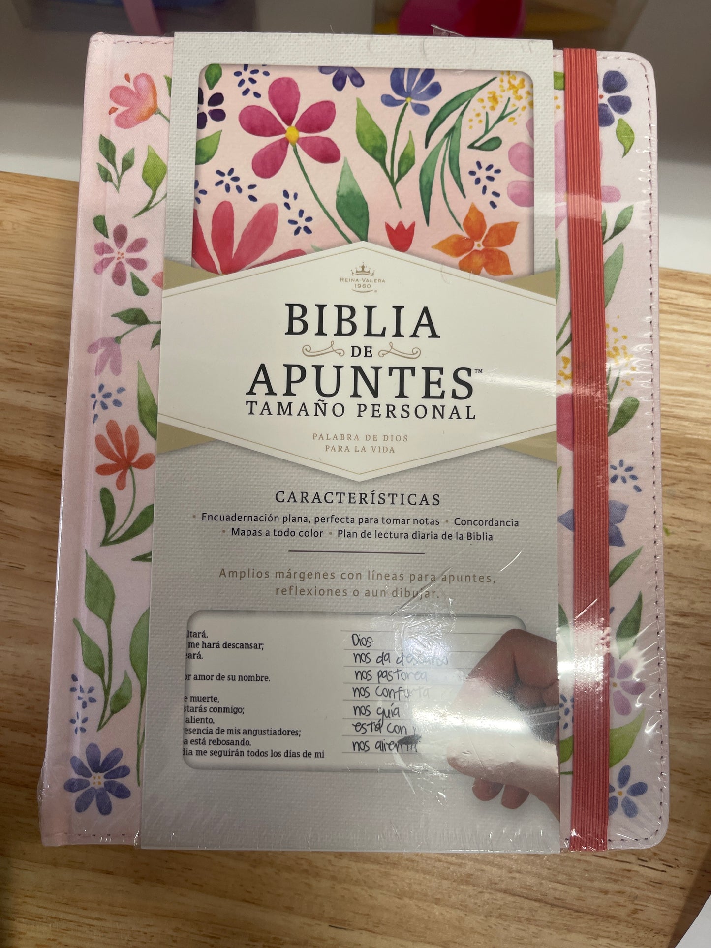 Biblia de Apuntes Tamaño Persona Flores