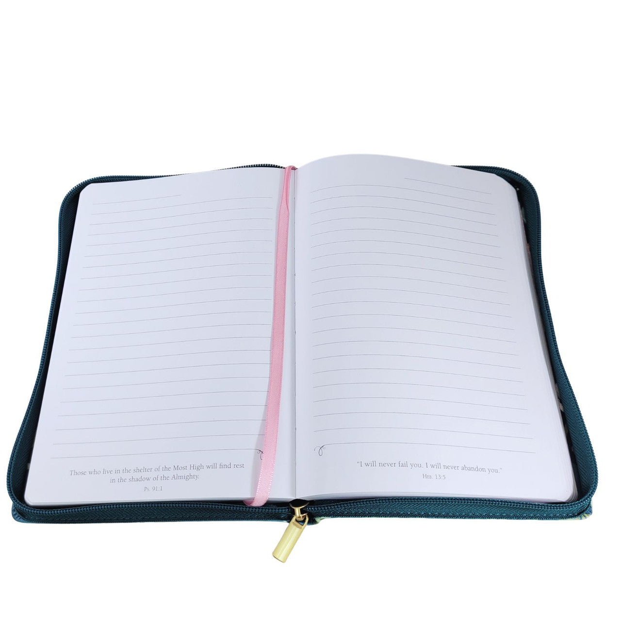 Libreta Love the lord con zipper