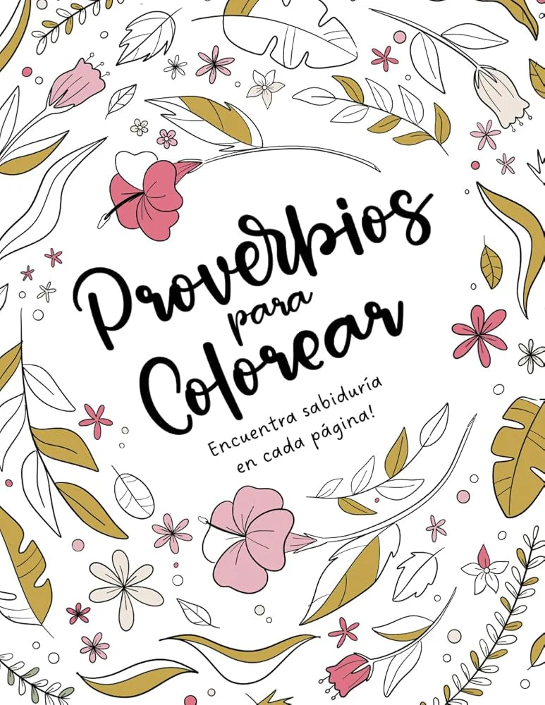 Libro Proverbios para colorear