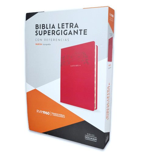 Biblia letra super gigante Rosa RVR 1960
