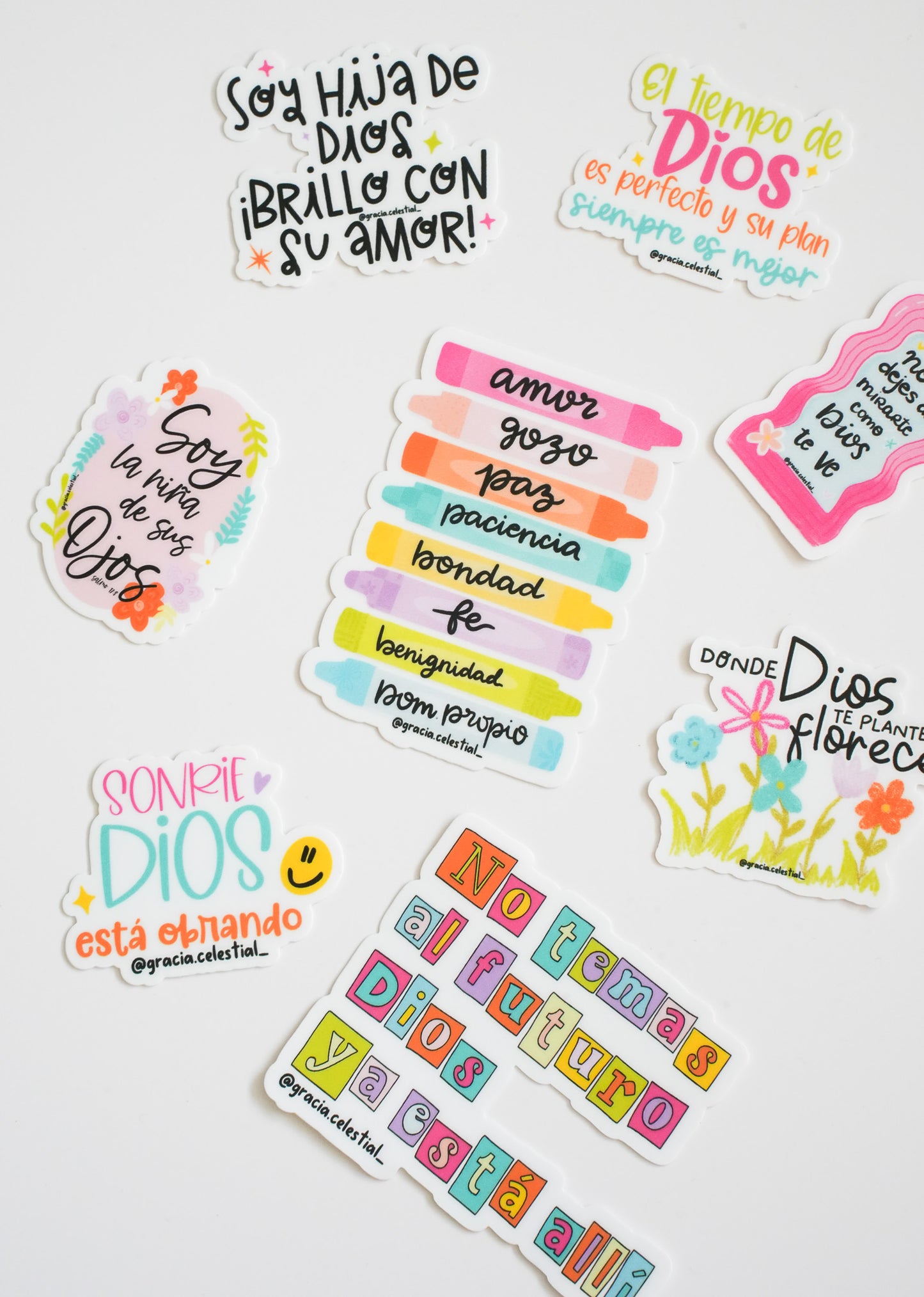 No dejes de mirarte como Dios te Ve Sticker