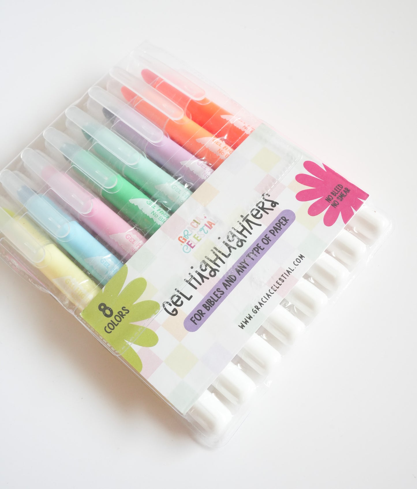 Neon Gel Highlighters (set 8)