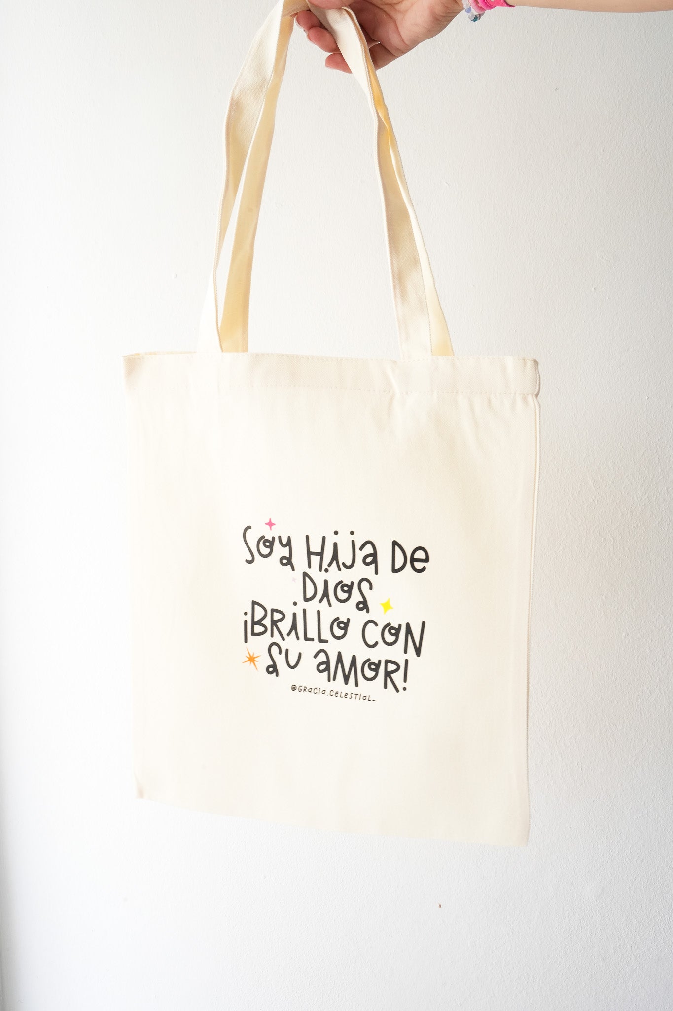 Tote Bag Soy hija de Dios y Brillo por su amor
