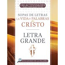 La vIda y palabras se Cristo Sopa de Letra Libro