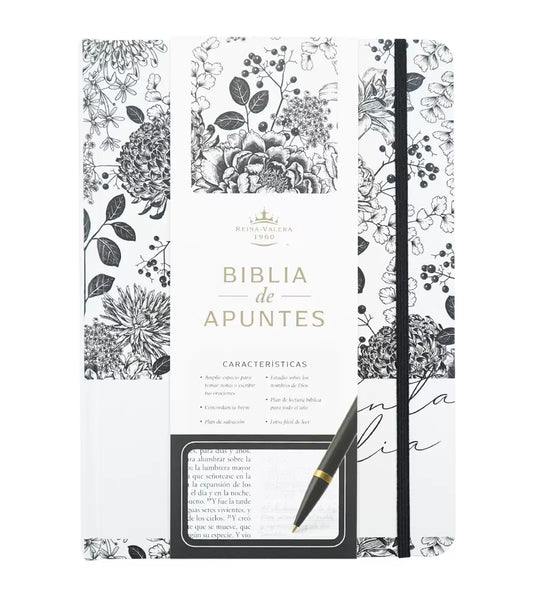 Biblia de Apuntes Reina Valera 1960 (Blanca y negra)