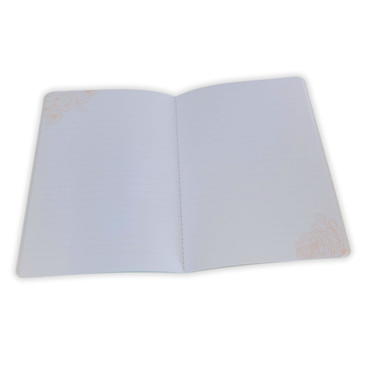 Set de 3 libretas Azul florar