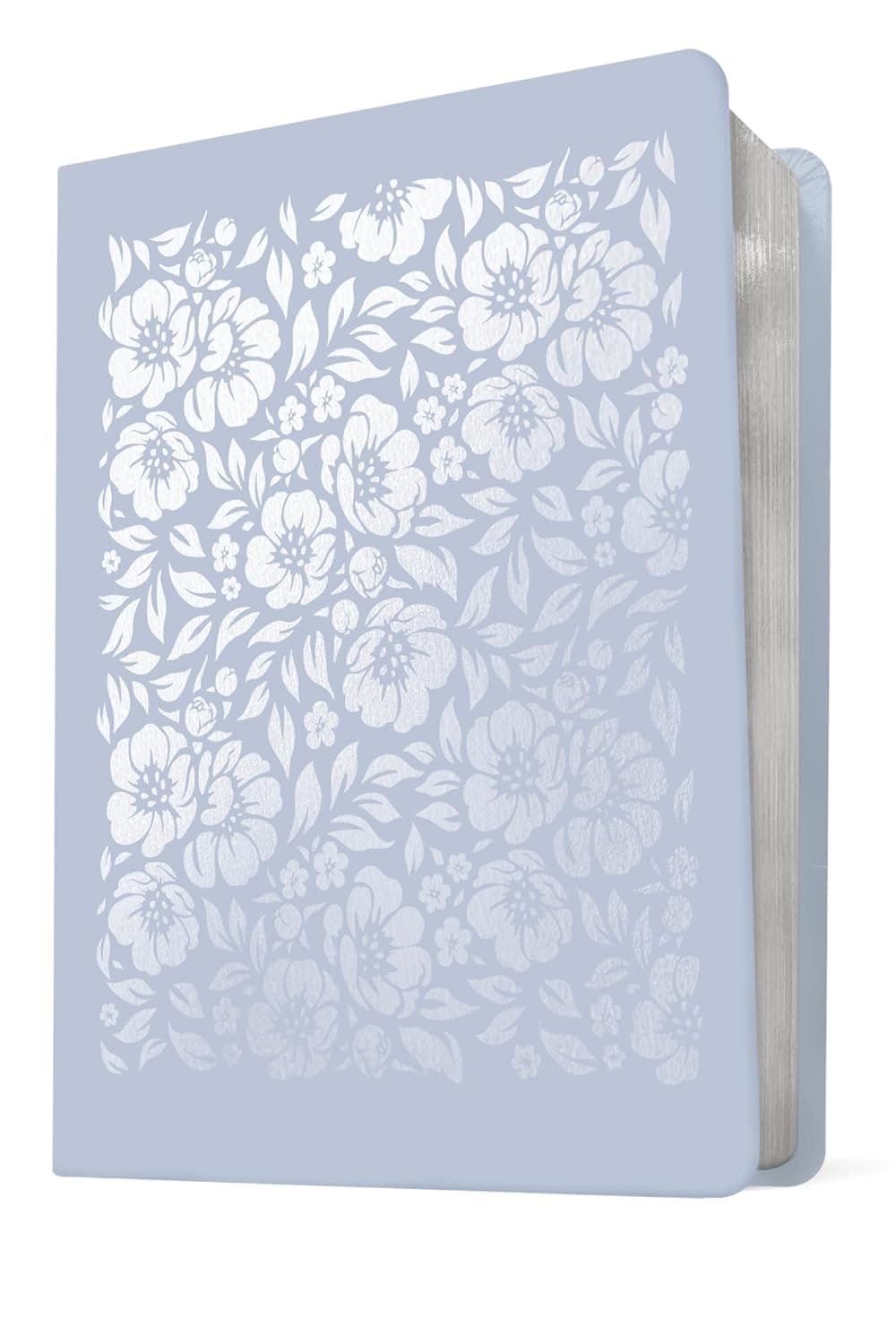 NTV Biblia de Margen Amplio con Filament Sentipiel - Floral Azul Claro