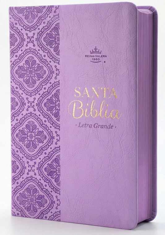 Santa Biblia Letra Grande RVR1960 Violetas