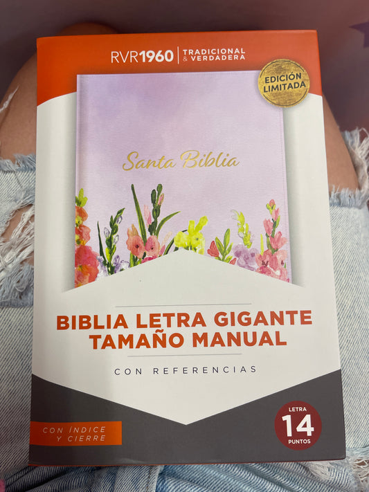 Biblia Letra Gigante Tamaño Manual