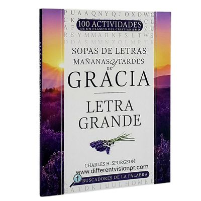 Mañanas y tardes de Gracia Sopa de Letra Libro