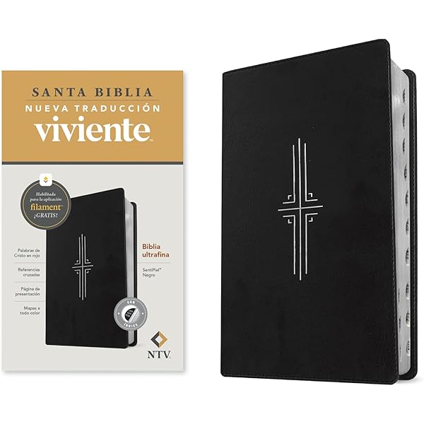 Santa Biblia NTV ultra fina Negra