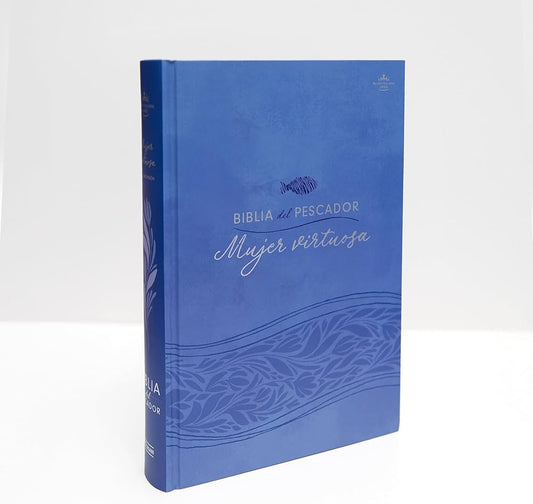 Biblia del Pescador Mujer Virtuosa azul