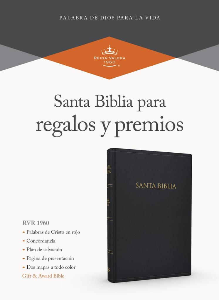 Santa Biblia para regalos y premios negra