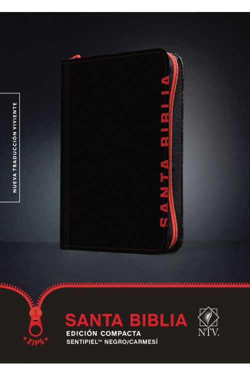 Santa Biblia Edicion compacta (negro y roja)