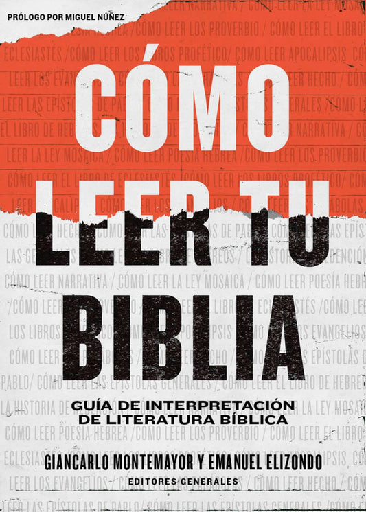 Como leer tu biblia Libro-Giancarlo Montemayor & Emanuel Elizondo