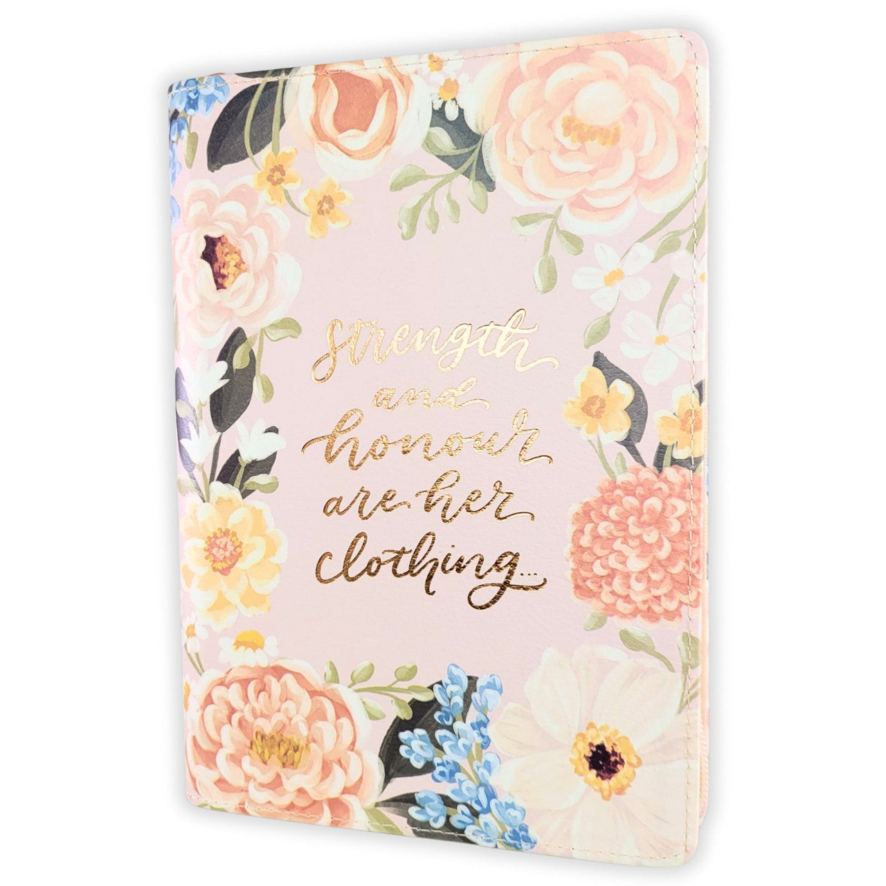 Libreta Strength and honor zipper