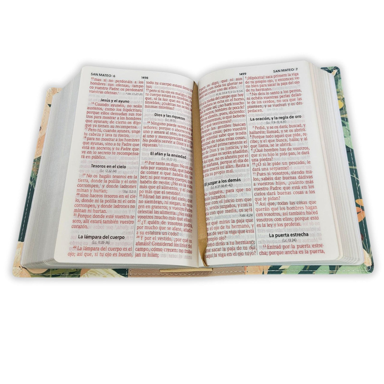 Santa Biblia Letra Grande Lomo Crema