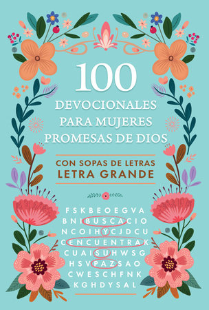 100 Devocionales para Mujeres (Sopa de letras) libro azul
