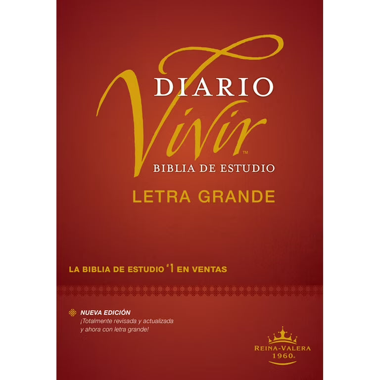 Biblia de Estudio Diario Vivir RVR1960 roja