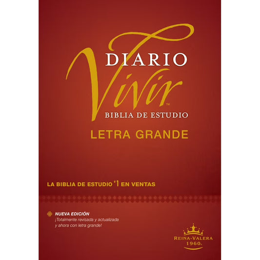 Biblia de Estudio Diario Vivir RVR1960 roja