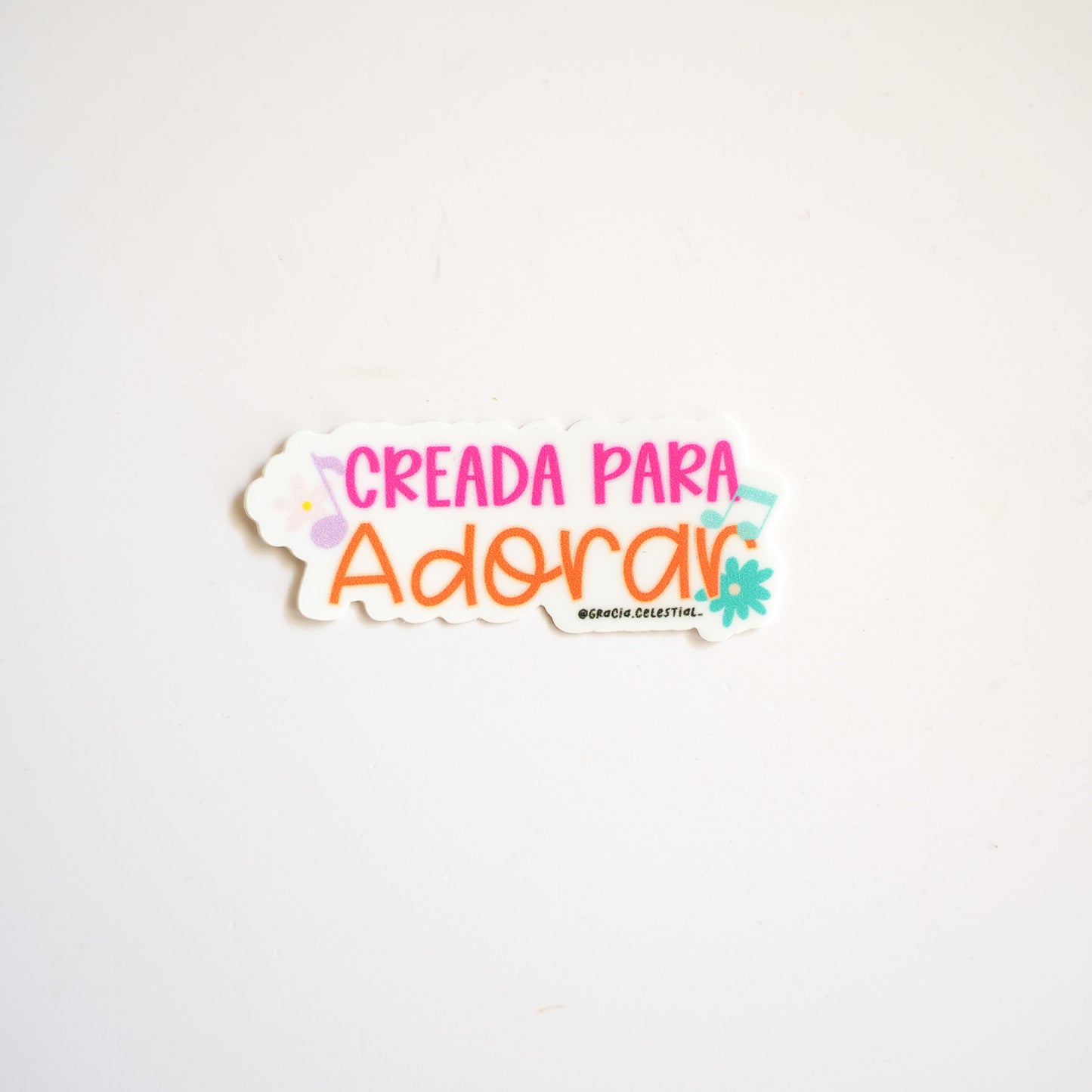 Creada para adorar Sticker