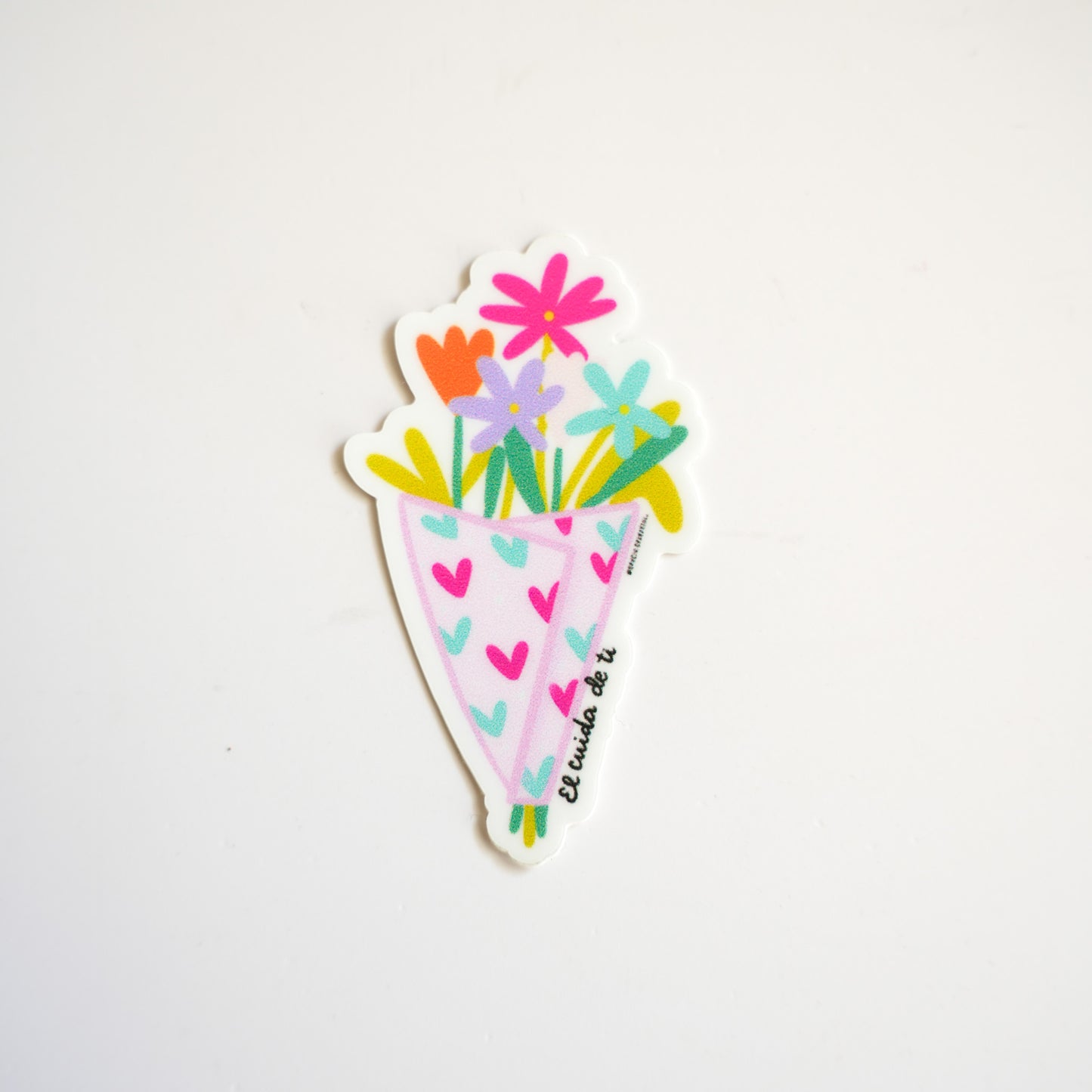Ramo flores el cuida sticker
