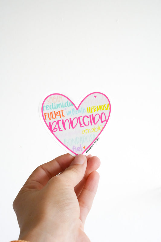 Corazón & Palabras Sticker 43