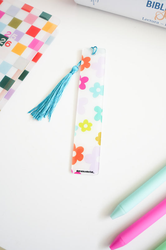 Flower Acrylic Bookmark