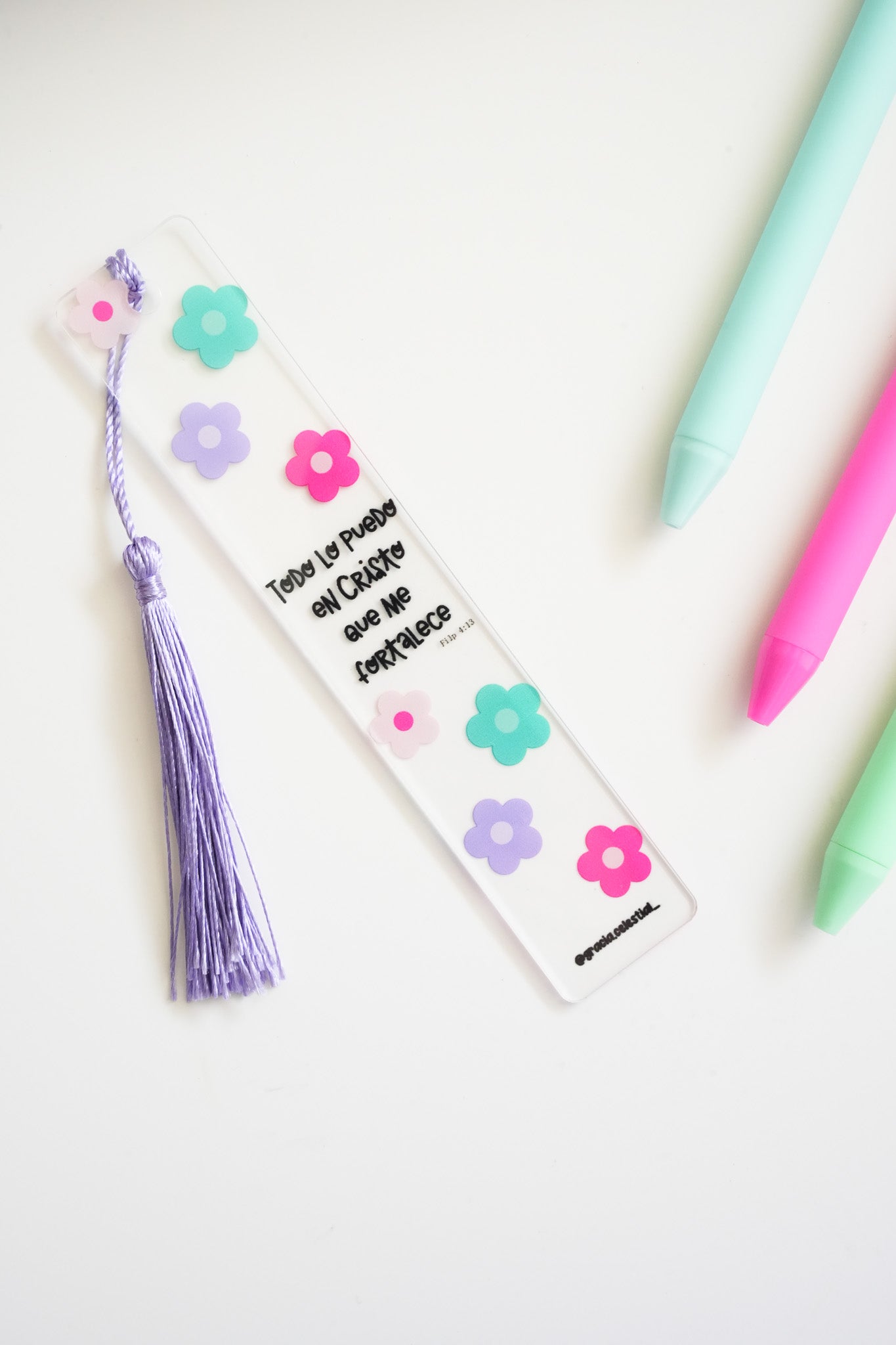 Todo lo puedo en cristo que me fortalece Bookmark