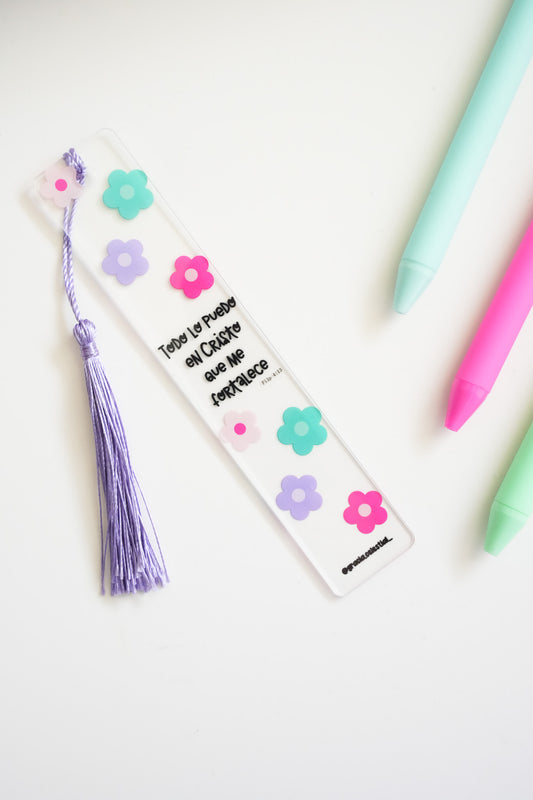 Todo lo puedo en cristo que me fortalece Bookmark