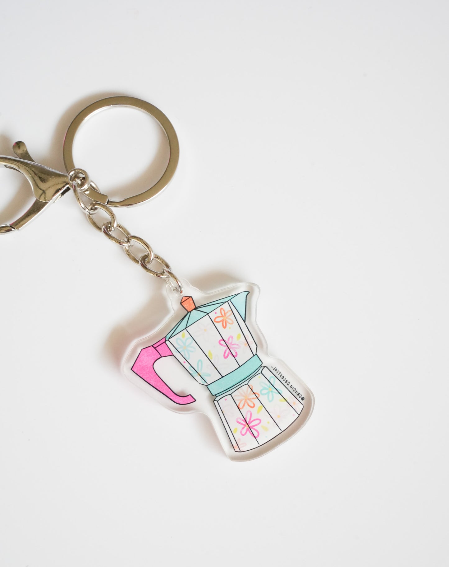 Acrylic Greca Keychains