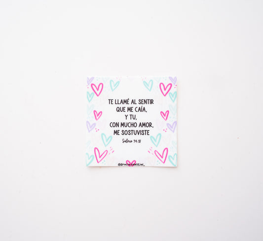 Te llamé al sentir Sticker
