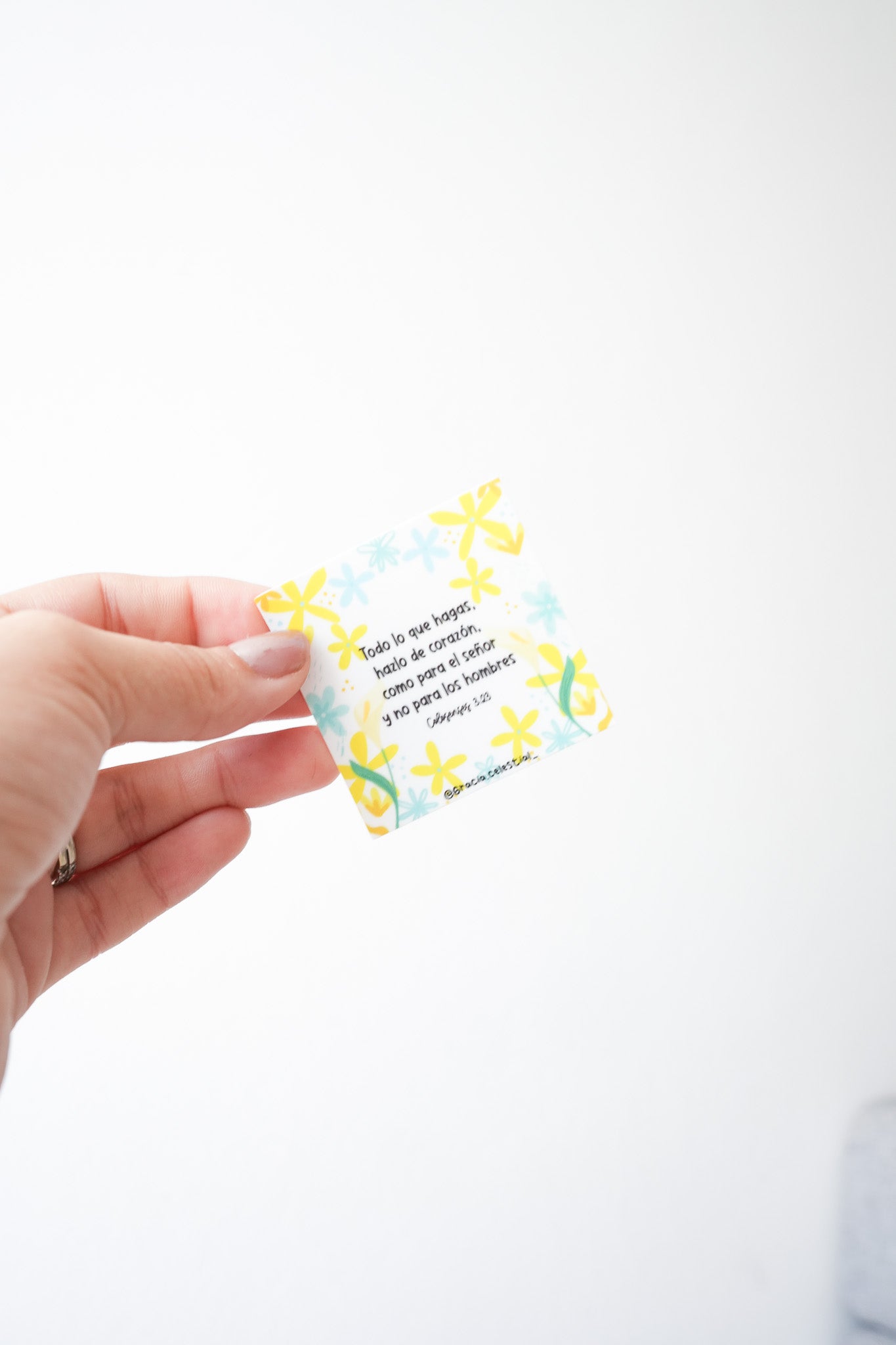 Todo lo que hagas hazlo de corazón Sticker