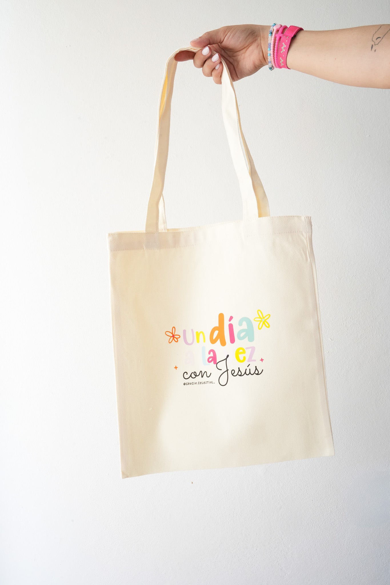 Tote Bag Un día a la vez con Jesús