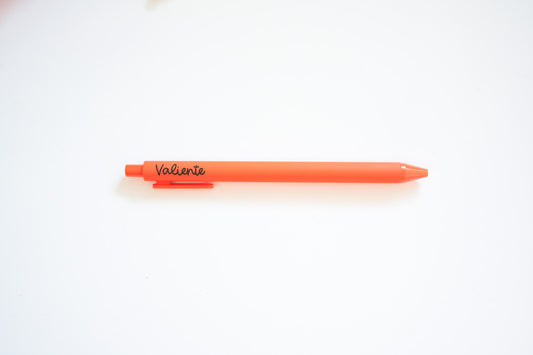 Bolígrafo Naranja Valiente