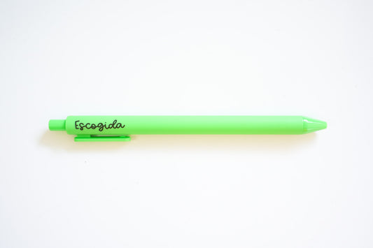 Bolígrafo Verde Escogida