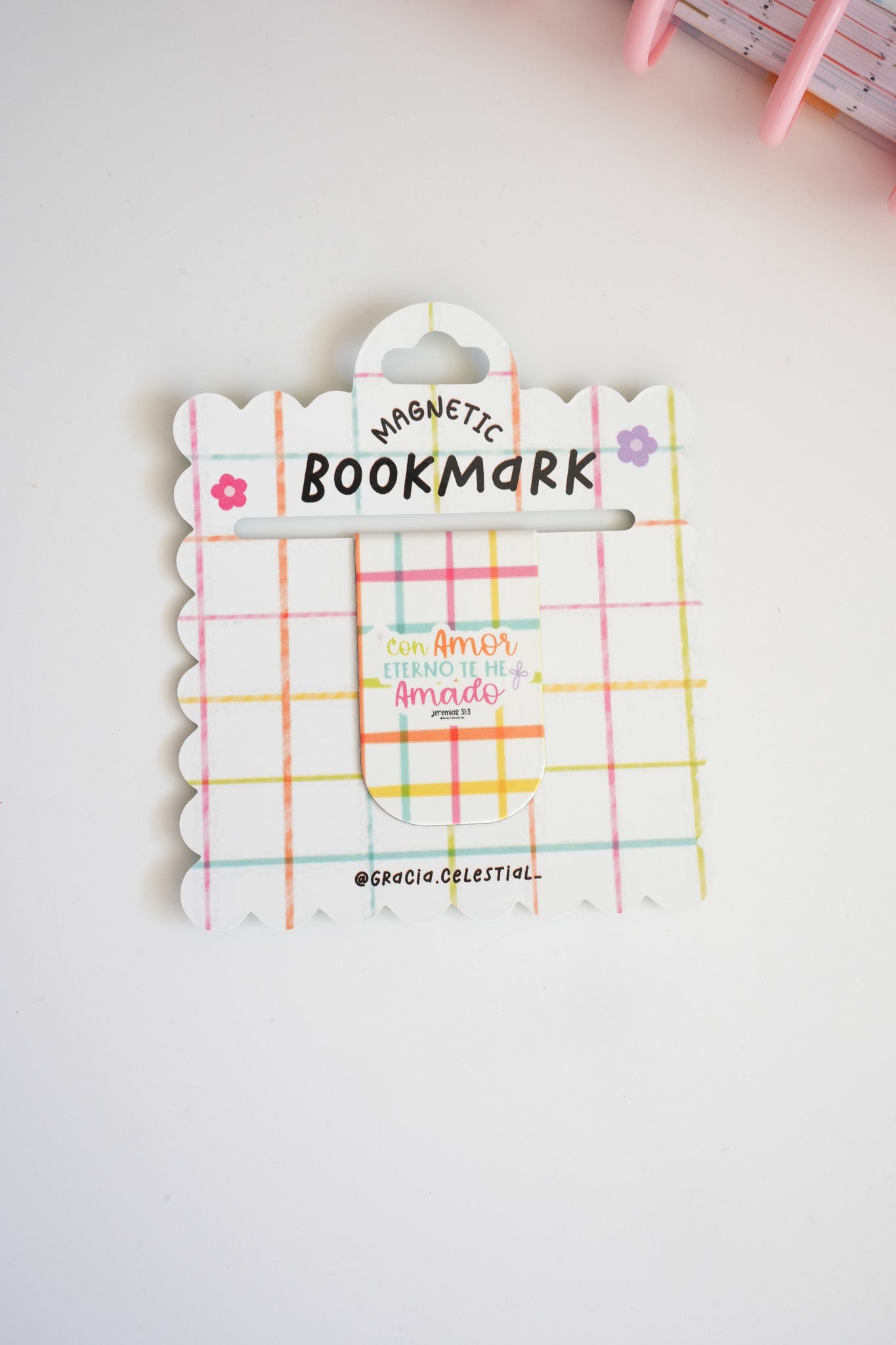 Magnetic Bookmark Con Amor Eterno