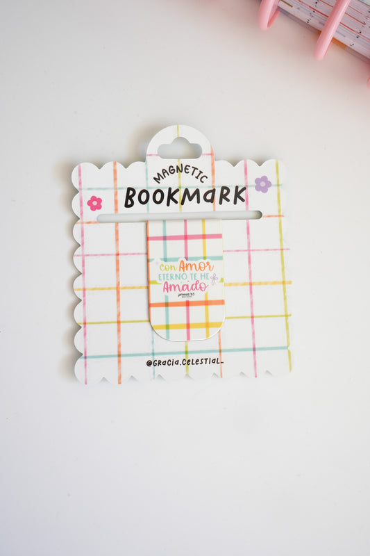 Magnetic Bookmark Con Amor Eterno