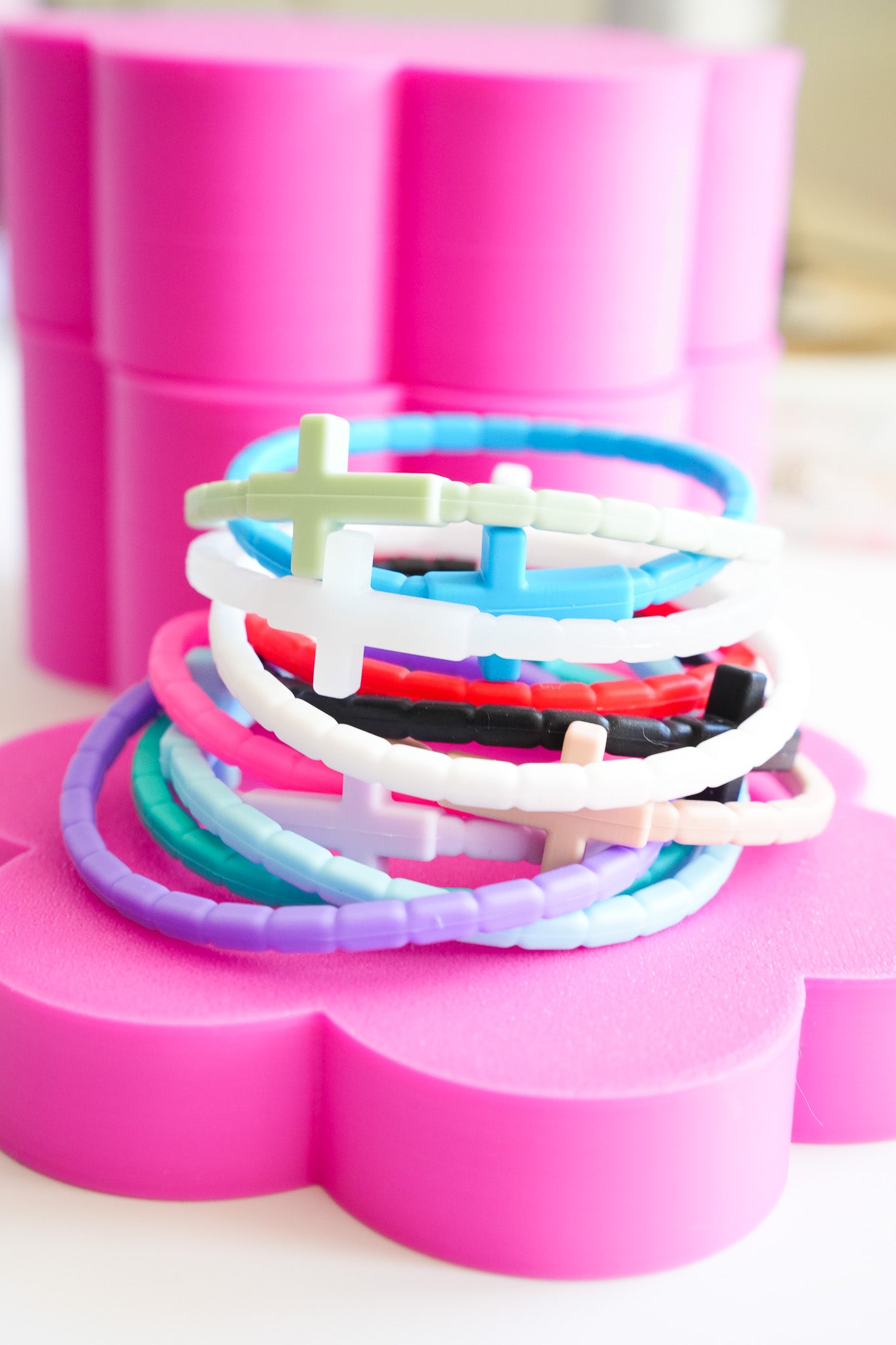 Cross Silicon Bracelets