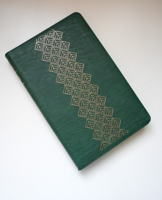 Biblia NTV Ultra Fina con Zíper Verde esmeralda