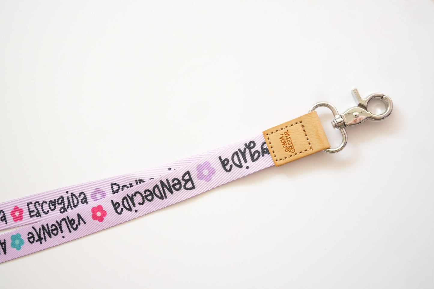 Palabras de Fe Lanyards (Purple)