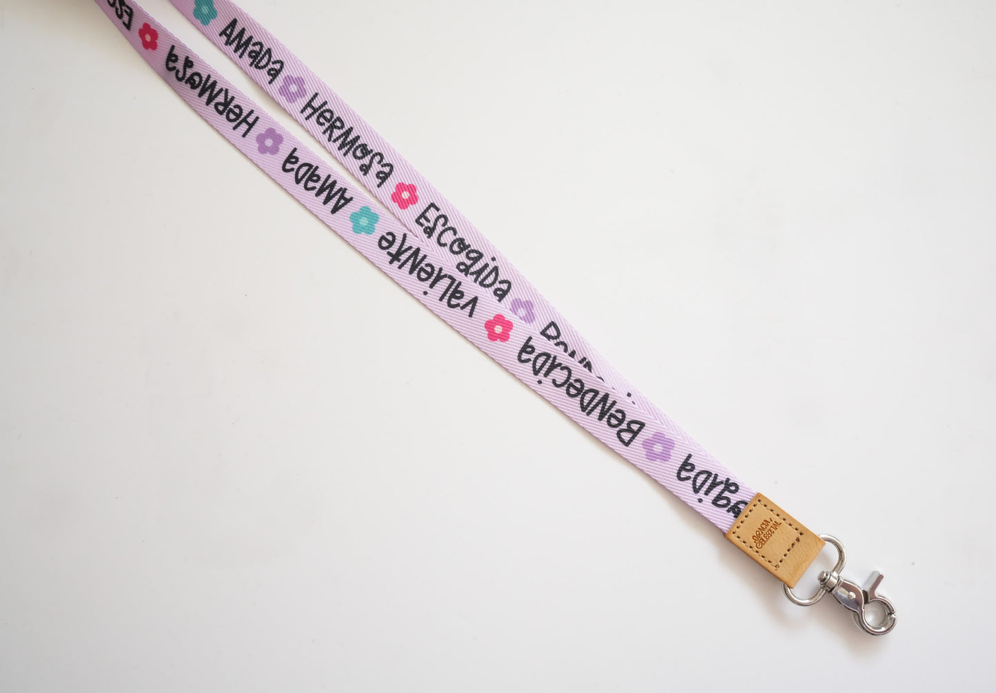 Palabras de Fe Lanyards (Purple)