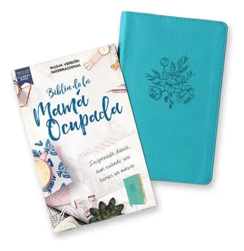 Biblia de la mamá ocupada turqueza
