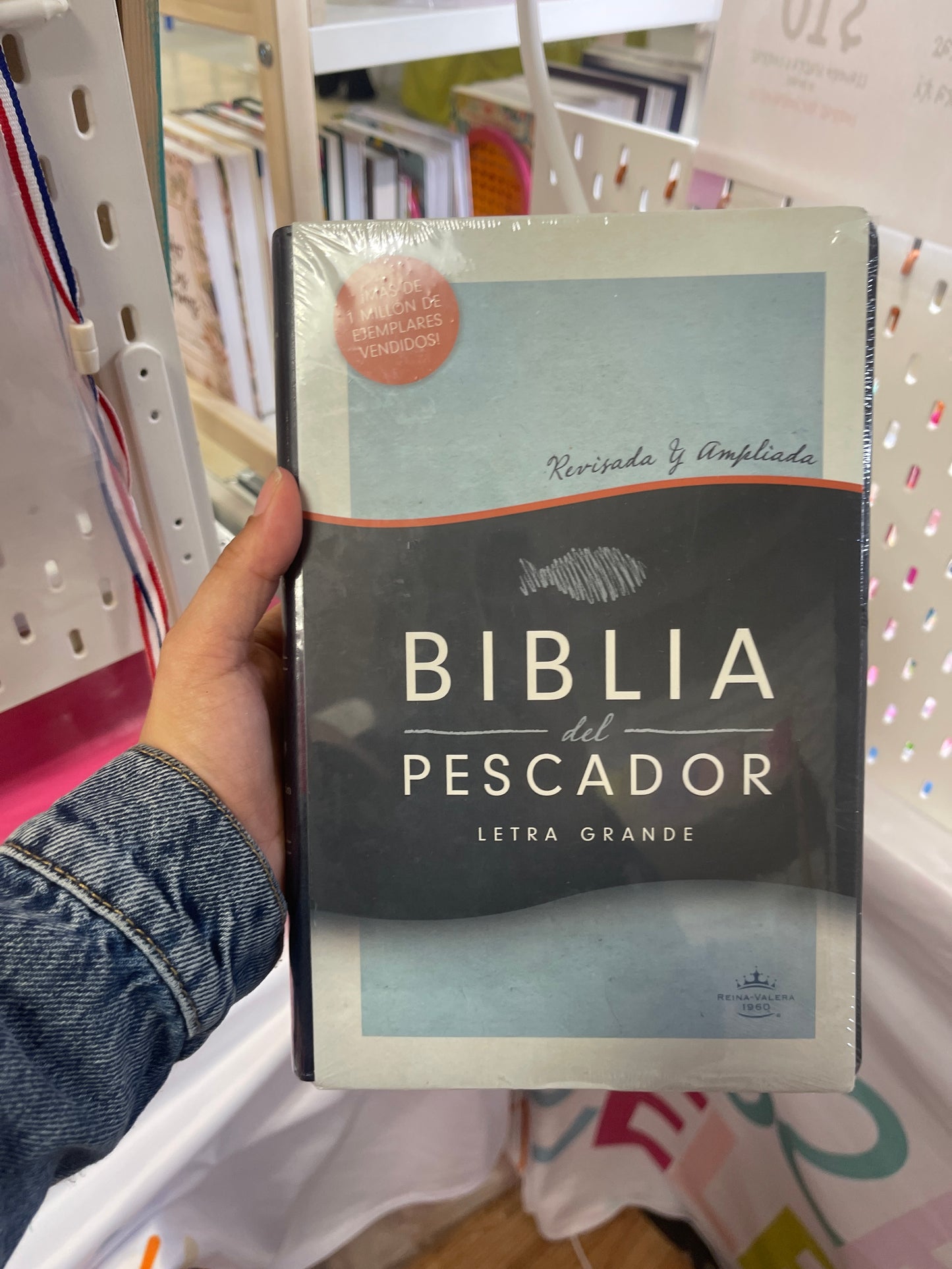 Biblia del Pescador Azul Simil Piel