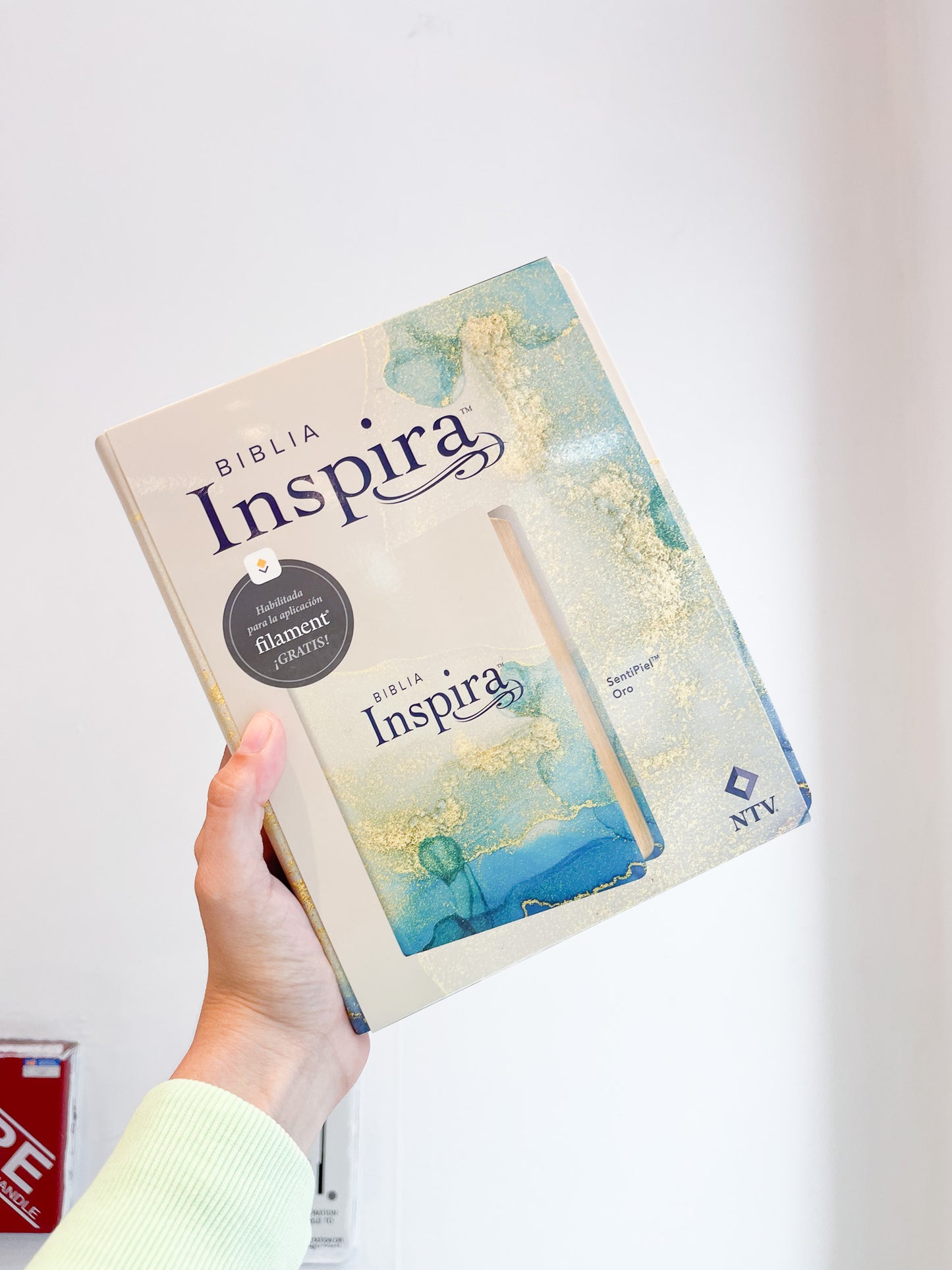 Biblia Inspira Oro Azul