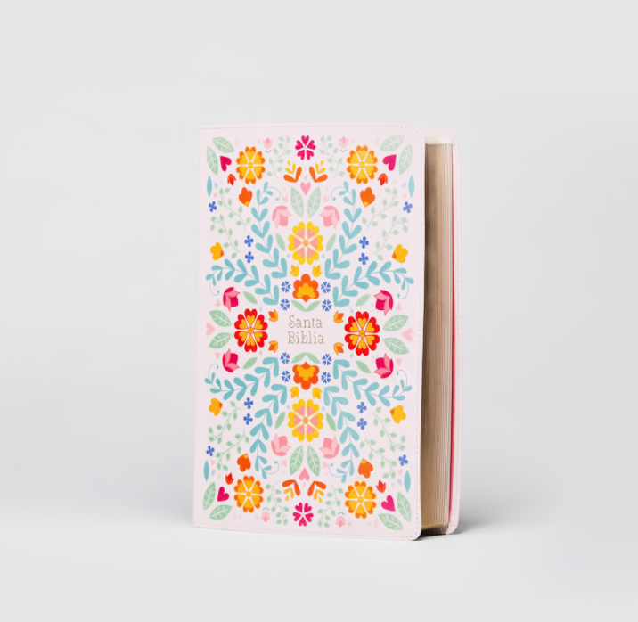 Biblia letra super gigante white with colors RVR 1960