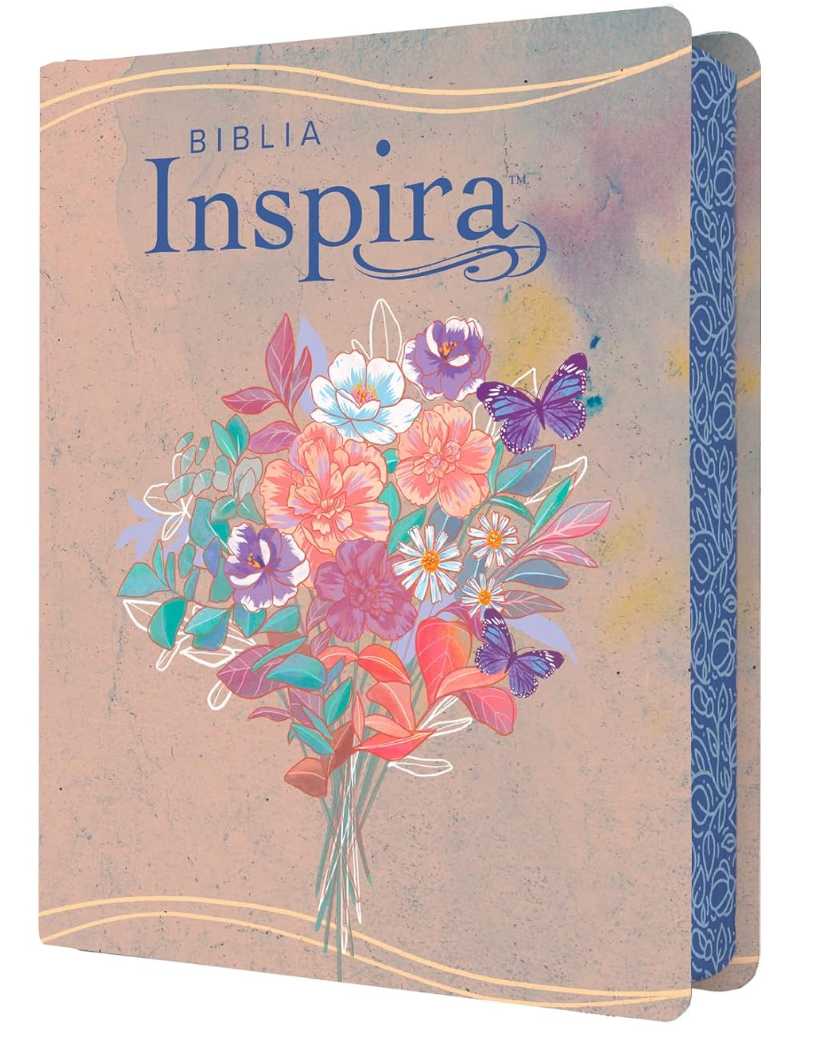 Biblia Inspira Flowers and Butterfly