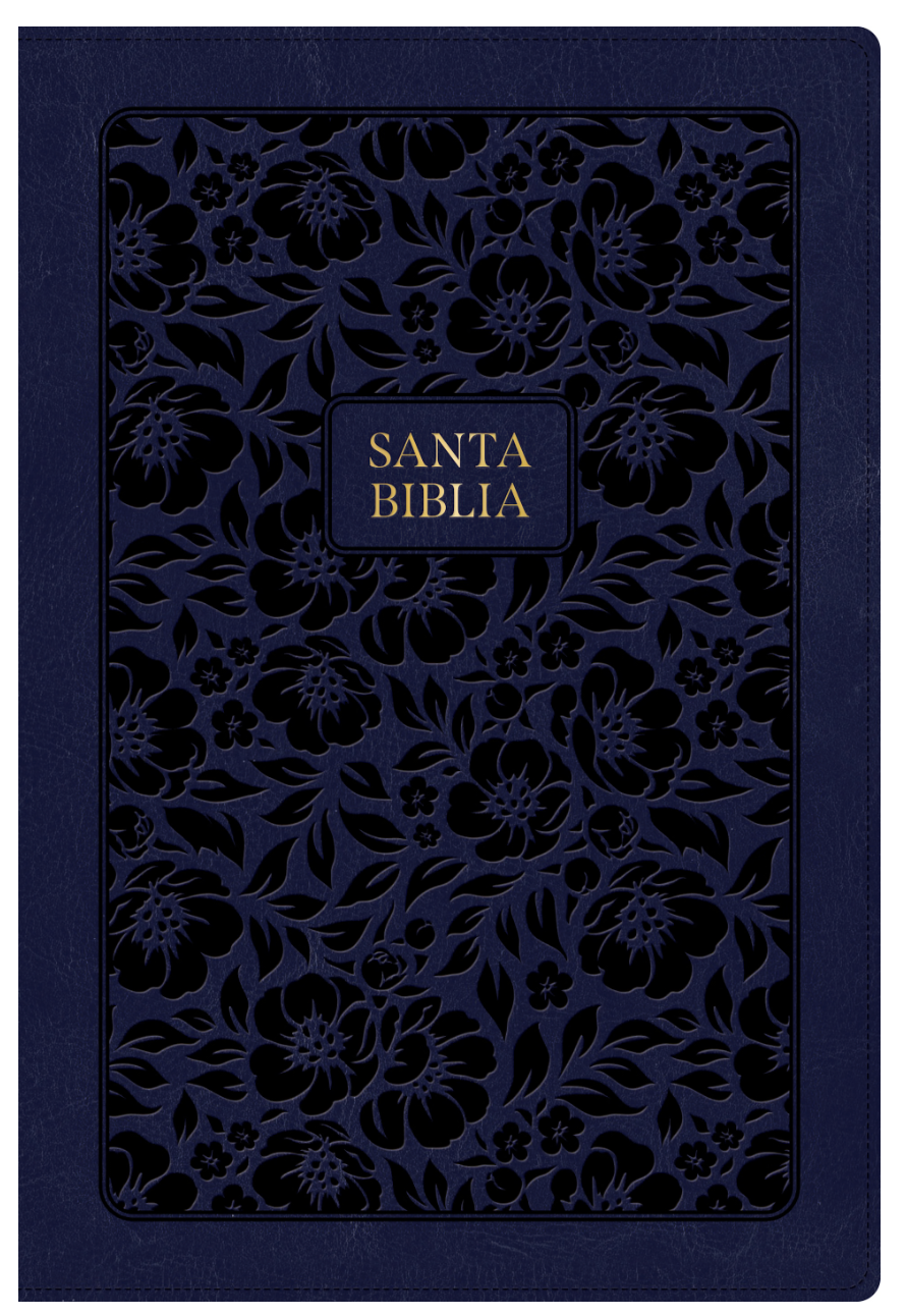 Biblia Letra Grande tamaño manual Azul Marino