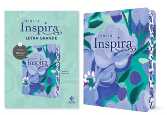 Biblia Inspira Letra Grande Azul